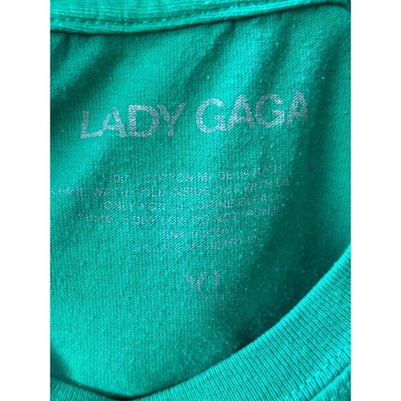 Lady Gaga Chromatica Shirt Size XL Teal Green Graphic Album 2020 Band Rare - Picture 4 of 6